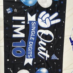 10 yr old Birthday Decorations “ Double Digits”