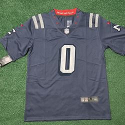 New England Patriots Christian Gonzalez Rivalry Jersey