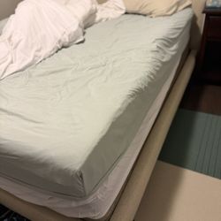 Queen Bed Frame Upholstered