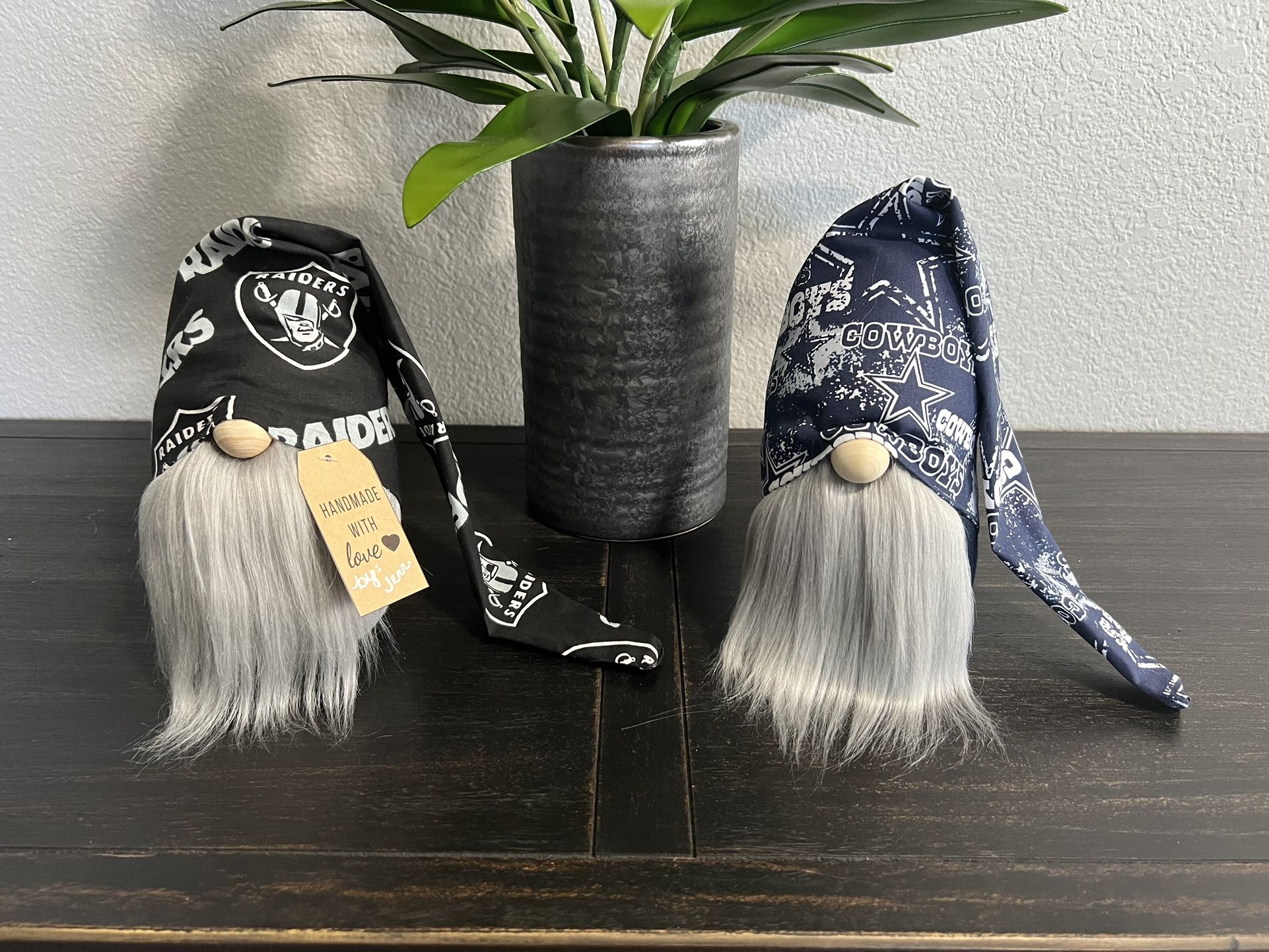 Dallas Cowboys And Raiders Gnomes