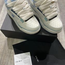 Amiri Ma1 White Blue