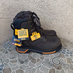 WORK BOOTS ARIAT COMPOSITE TOE WATERPROOF SIZE 11.5 MENS 
