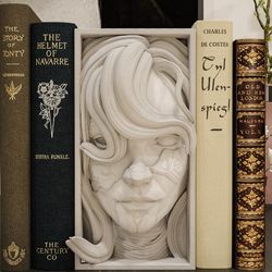 Alicia Monster Fantasy Bookend Horror Book Nook