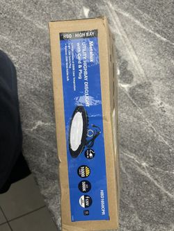 Metalux 11” LED High Bay Light – 16,000 Lumens, Plug-In