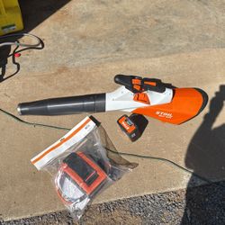 Stihl BGA 200 W/ Battery and Accessories Brand New