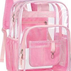 Heavy Duty Clear Backpacks for School,17 inch