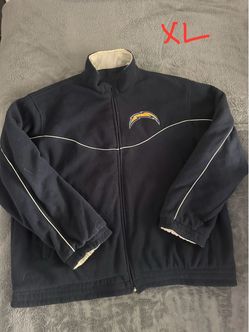 San Diego Chargers NFL Fleece Zip-Up Jacket XL