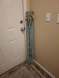 Welcome sign