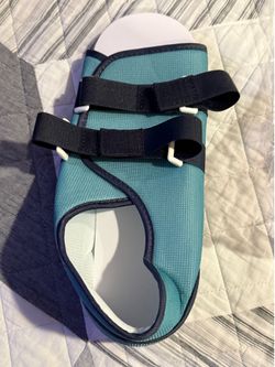 Post op Surgical Walking Shoe 4 Foot Pain, Adjustable Mens Mesh XL 12 Lt/Rt NWT