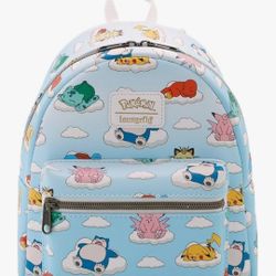 Loungefly Pokémon Sleeping Characters Mini Backpack