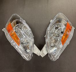 Pair Headlights Assembly 2007-2012 Toyota Yaris headlamps Left Right Side 