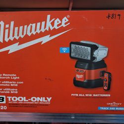 Milwaukee M18 Utility Remote Control Search Light Tool Only 