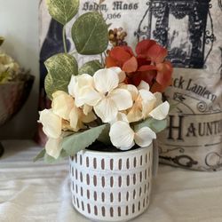 Fall Decor vase Faux Flower 