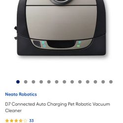 D7 Connected Auto Charging Pet Robotic Vacuum
Cleaner
