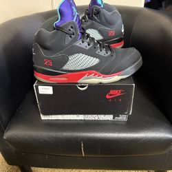 Used  Air Jordan Top 3 5’s size 12 with original box and proof of purchase. 