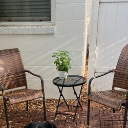 Set Of 2 Outdoors Chairs