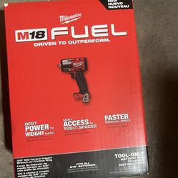 Milwaukee M18 FUEL GEN-2 18V Lithium-Ion Mid Torque Brushless Cordless 3/8 in. Impact Wrench with Friction Ring (Tool-Only)