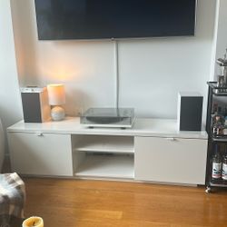 IKEA Media/TV Console -  63x16 1/2x17 3/4" high gloss white