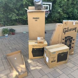 Guitar And Amp Shipping Boxes