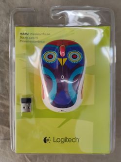 Brand New Sealed Owl Logitech Wireless Computer Mouse