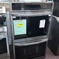LG ThinQ wall  Oven -double , 24.4” D 29.75”W 52”H