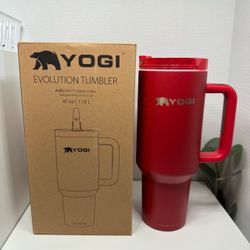 Yogi Evolution Tumbler 40 oz Red