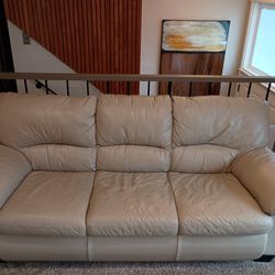 Leather Couch And Love Seat