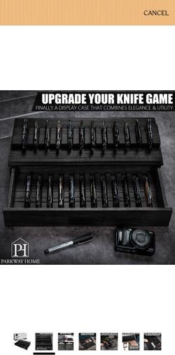 Knife display storage