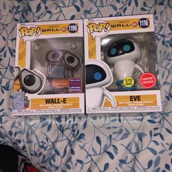 WALL-E & EVE Funko Pops