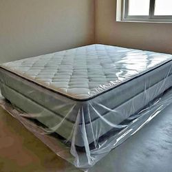 🛏️✨ Brand New All Size Mattress | 📦 Optional Box & 🔩 Metal Frame