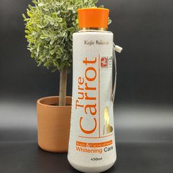 Pure Carrot  lotion care with kojic balance and carrot oil base 