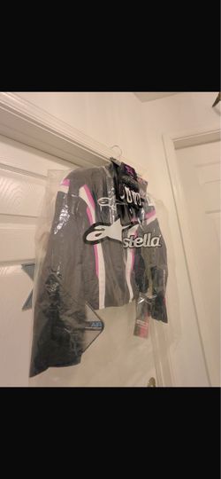 Stella motor cycle jacket and glove