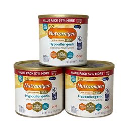 (3) Enfamil Nutramigen 19.8 oz Formula