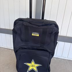 Large Rockstar Rolling Luggage 