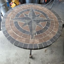 exterior Metal Table And 2 Chairs