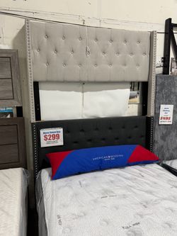 QUEEN BED FOR SALE (AVAILABLE IN KING*) !!NO CREDIT NEEDED !! TAKE IT HOME TODAY!! 🚛 SAME DAY DELIVERY AVAILABLE 🚚 Se Habla Español
