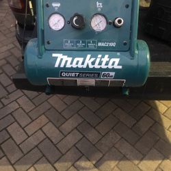 Two Month Old Makita Air Compressor. Mint Condition 