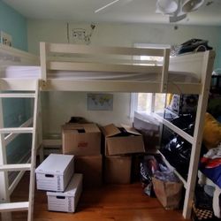 Wood Twin Loft Bed