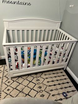 Crib and mattress