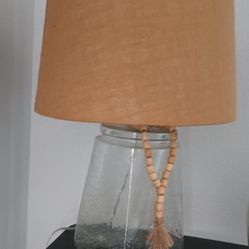 Large Glass Table Lamp