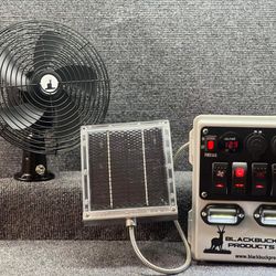Deer Stand 12v Power Charger with Solar Panel
