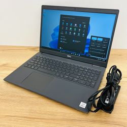 Dell 15.6” i5 Quad Core 10th Gen Full HD laptop / Windows 11 Pro / SSD / WiFi 6 AX /  Camera / HDMI / Bluetooth / USB C / Charger