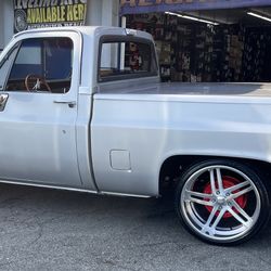 Intro Dakota Staggered 22x9 Front - 22x11 With 265/35/22 - 295/30/22 Tires For Obs Or C-10 🔥🔥🔥