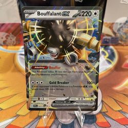 Bouffalant EX Double Rare