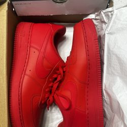 Red Air Force Ones 