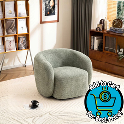 Joss & Main Munehito Upholstered Swivel Barrel Chair