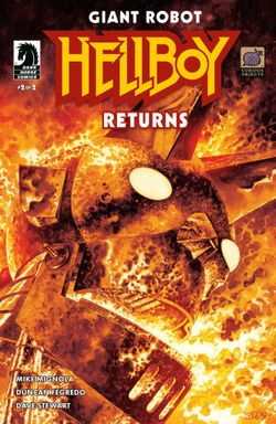Giant Robot Hellboy Returns #2 (Cover A) (Duncan Fegredo)