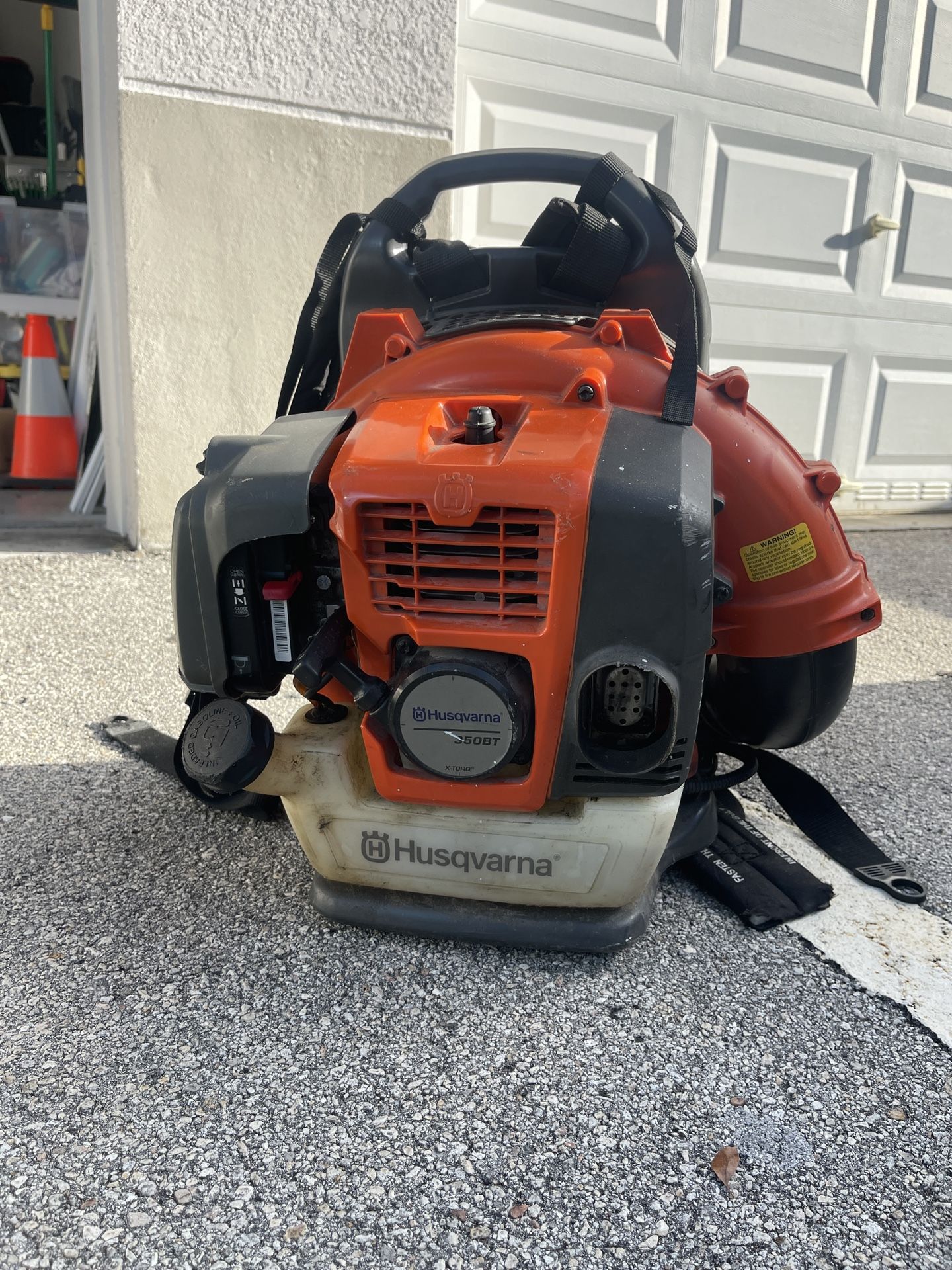 Backpack-style leaf blower for sale!