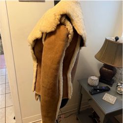 Vintage sheep, skin jacket