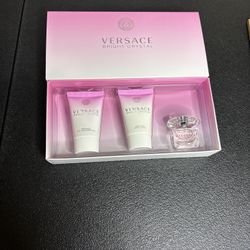 Versace Bright Crystal Mini Travel Perfume Set 